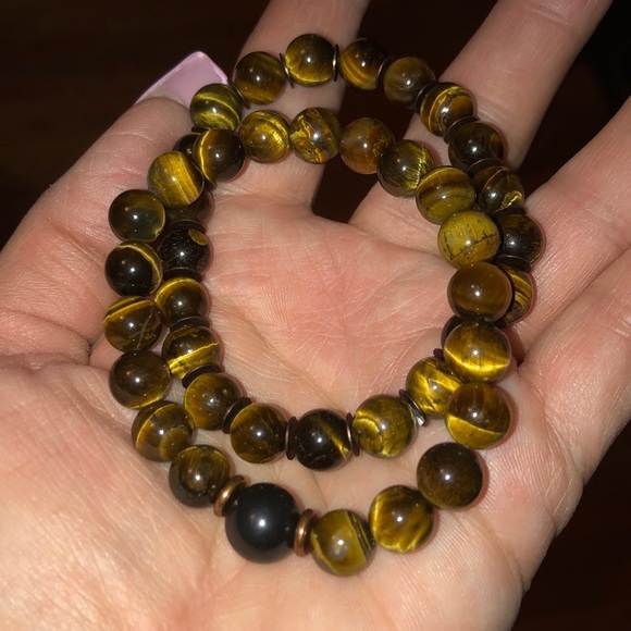 • Good luck • Tiger Eye w/ Shungite + copper - Picture 3 of 8